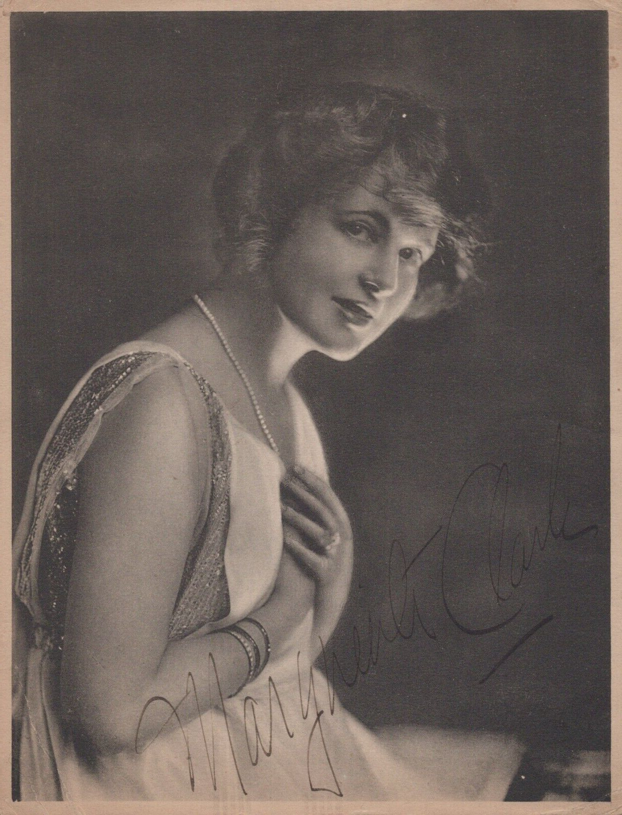 1910s MARGUERITE CLARK Signed Autograph Silent Vintage ORIG ACTRESS Photo 744