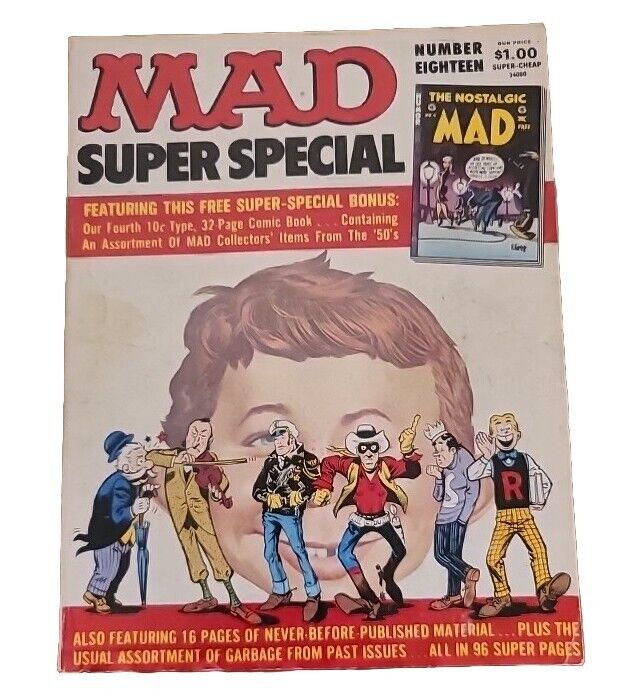 MAD Super Special #18 With Comic Book Included Inside 1975