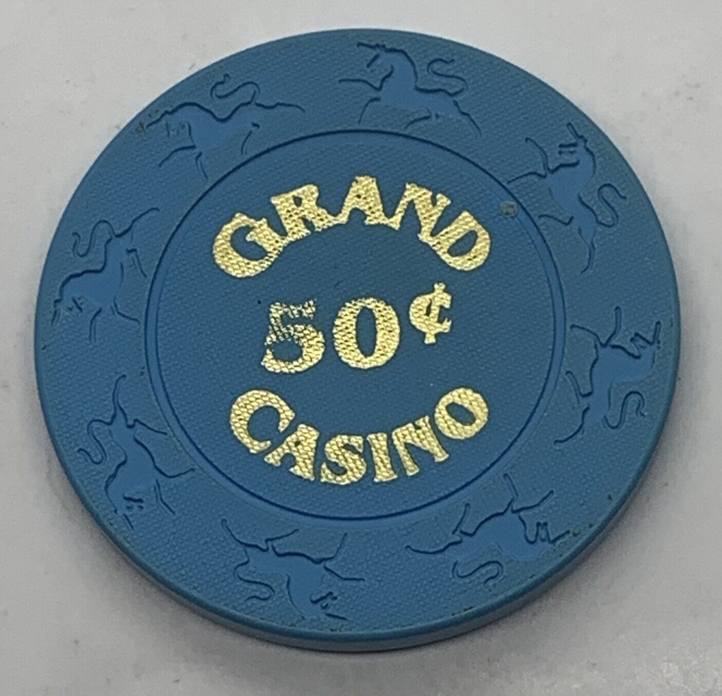 Grand Casino $0.50 Chip Vancouver British Columbia Canada Unicorn Closed 2004