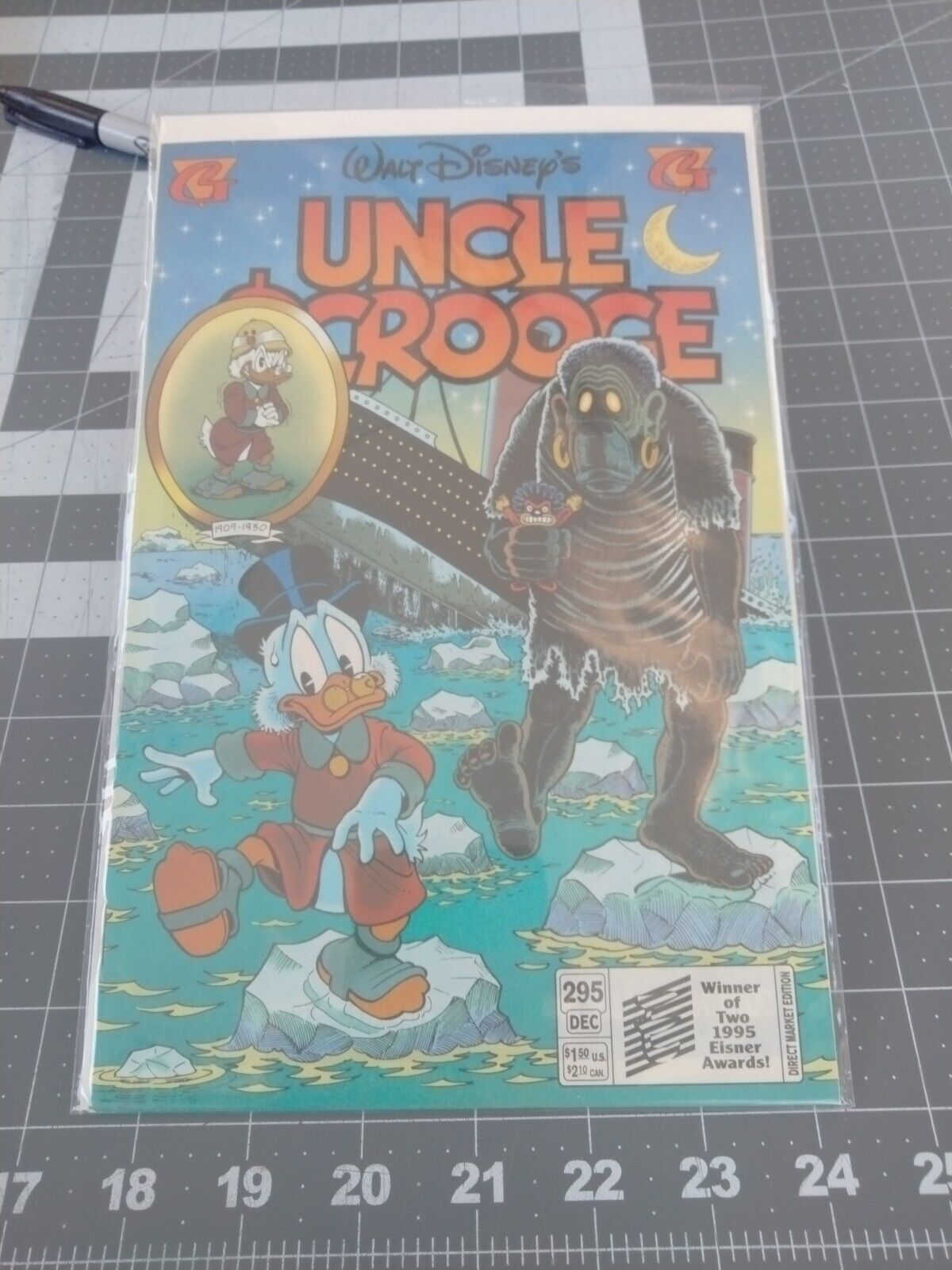 Walt Disney Uncle Scrooge #295 1995 Gladstone Banned Don Rosa Titanic Zombie NM