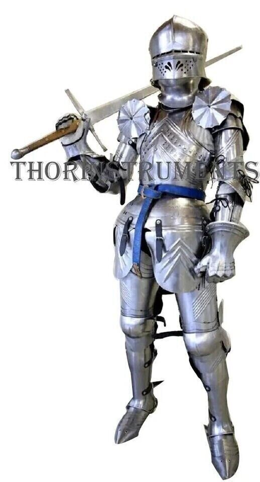 Medieval Knight Gothic Full Suit of Armor Combat Full Body Armour Halloween