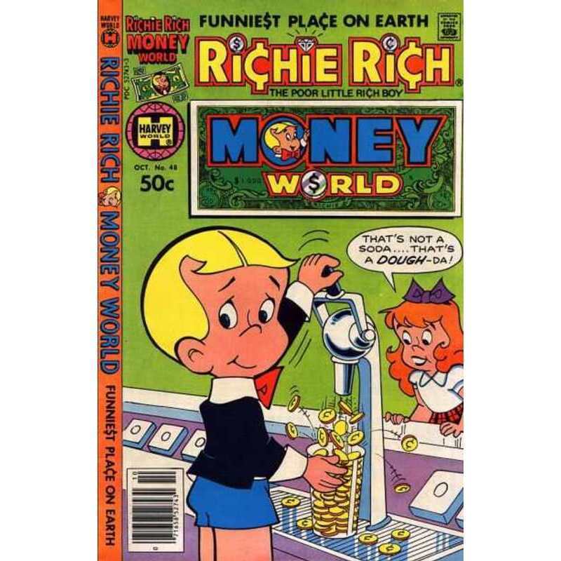 Richie Rich Money World #48 in Fine minus condition. Harvey comics [t.