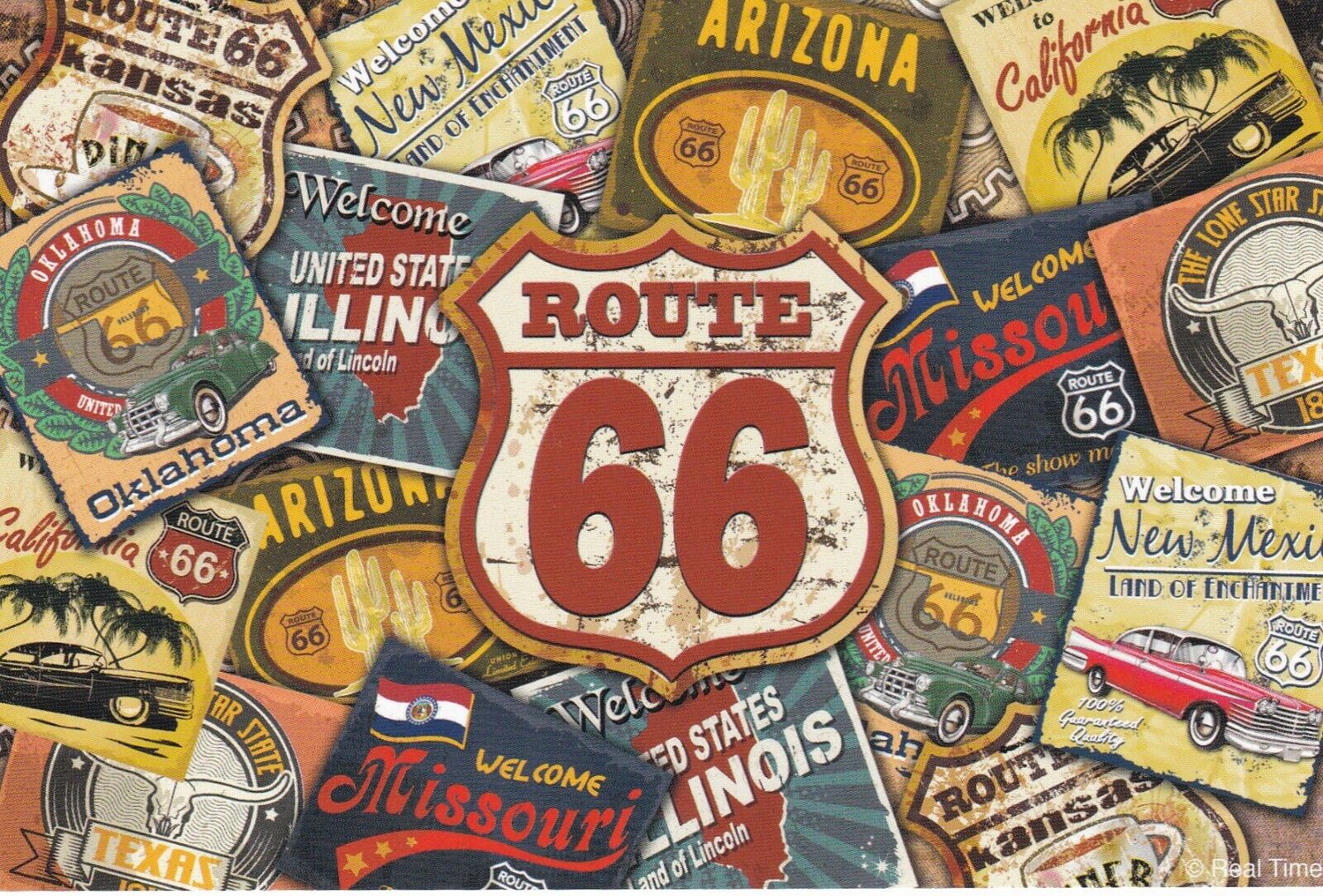 Route 66 Postcard 2000's