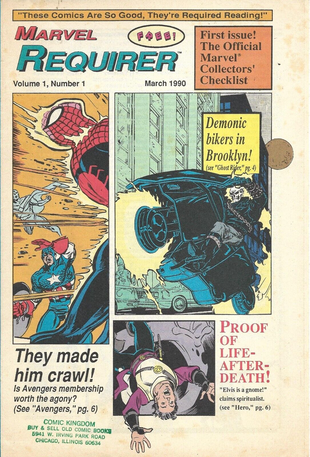 Marvel Requirer#1 March 1990