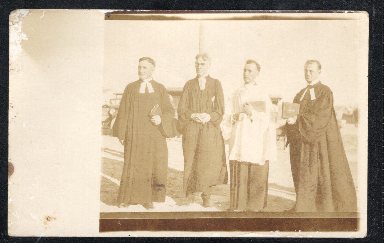 RPPC of Four Priest - Divided back likely 1920s