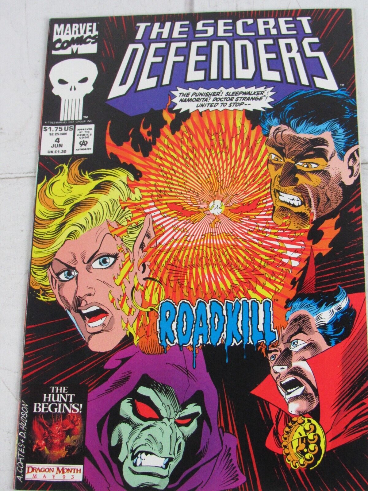 The Secret Defenders #4 June 1993 Marvel Comics