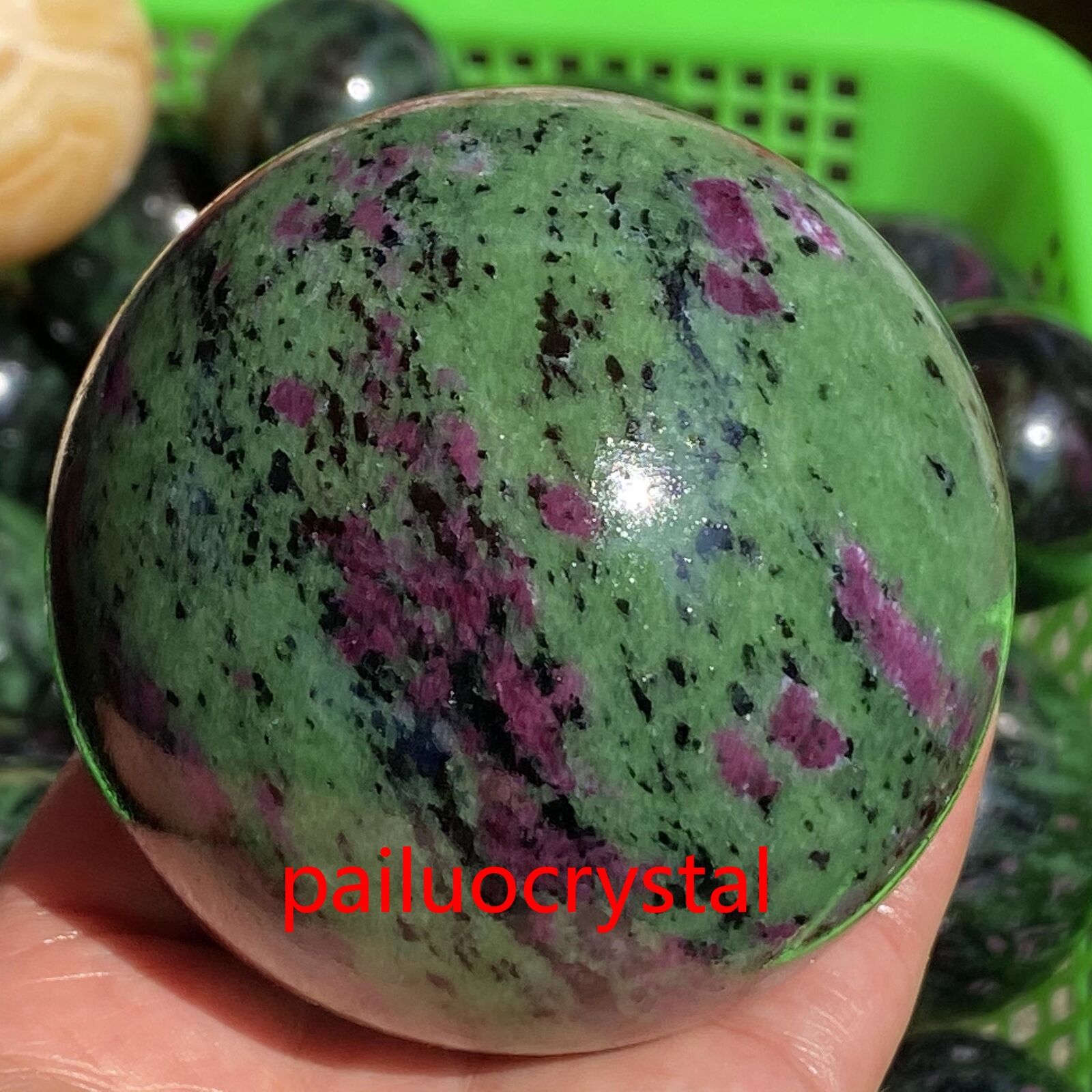 60mm+ Natural Zoisite Ball Quartz Crystal Sphere Reiki Healing Gem 1pc