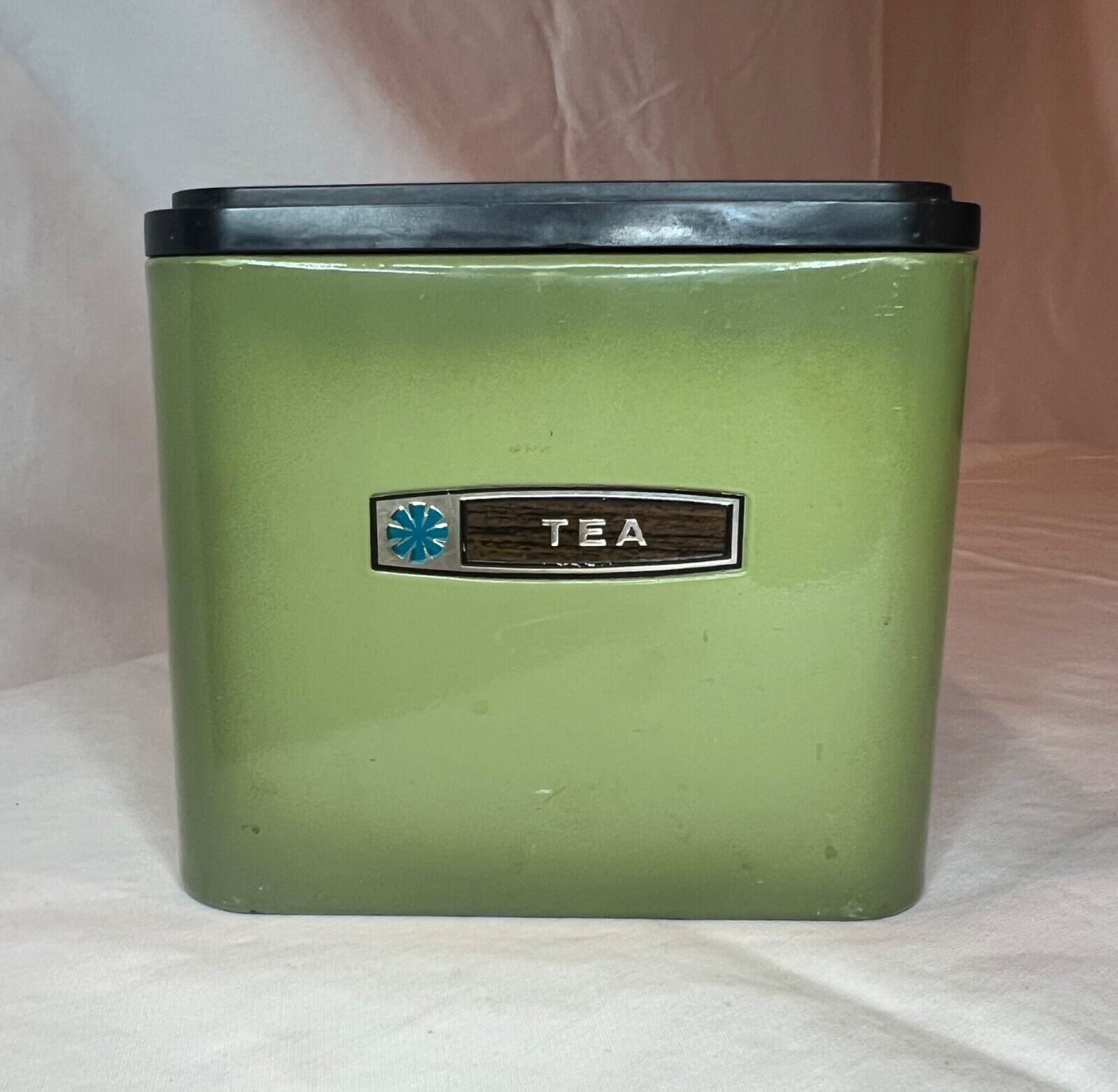 Masterware Avocado Green “Tea” Metal Canister