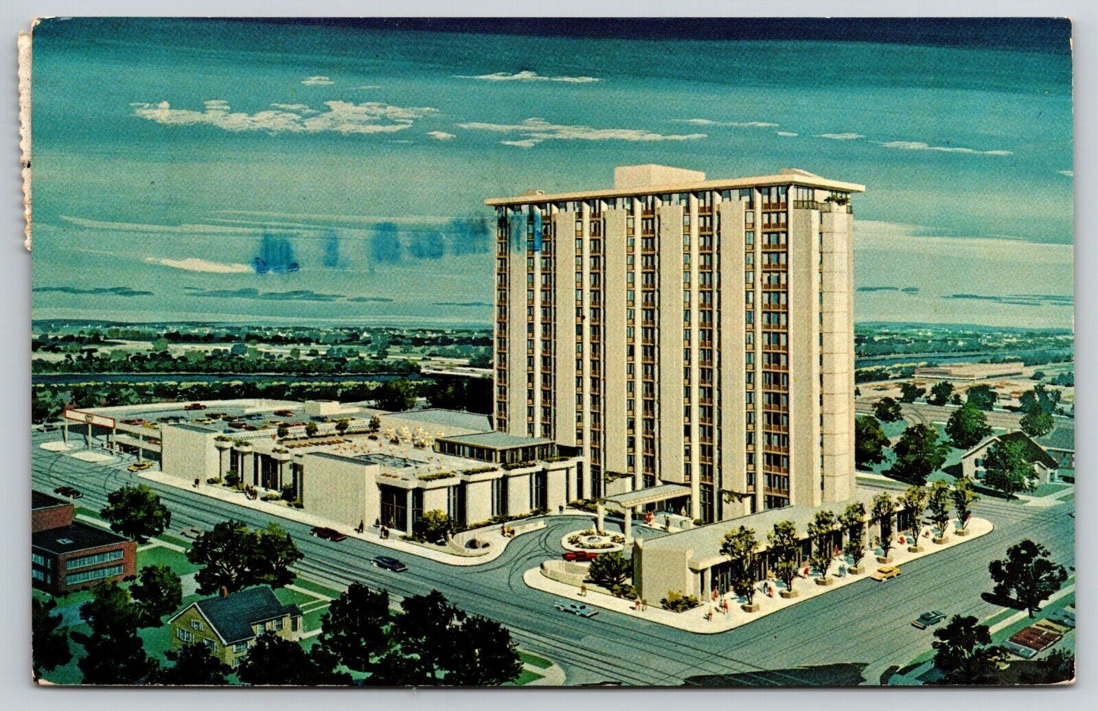 Hilton Inn, Macon, Georgia c1973 Postcard S3885