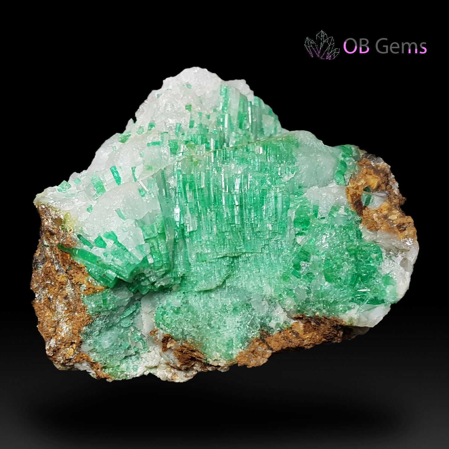 Rare Emerald Mineral Specimen - 809 CT | Abundant Crystal Clusters Inside Matrix