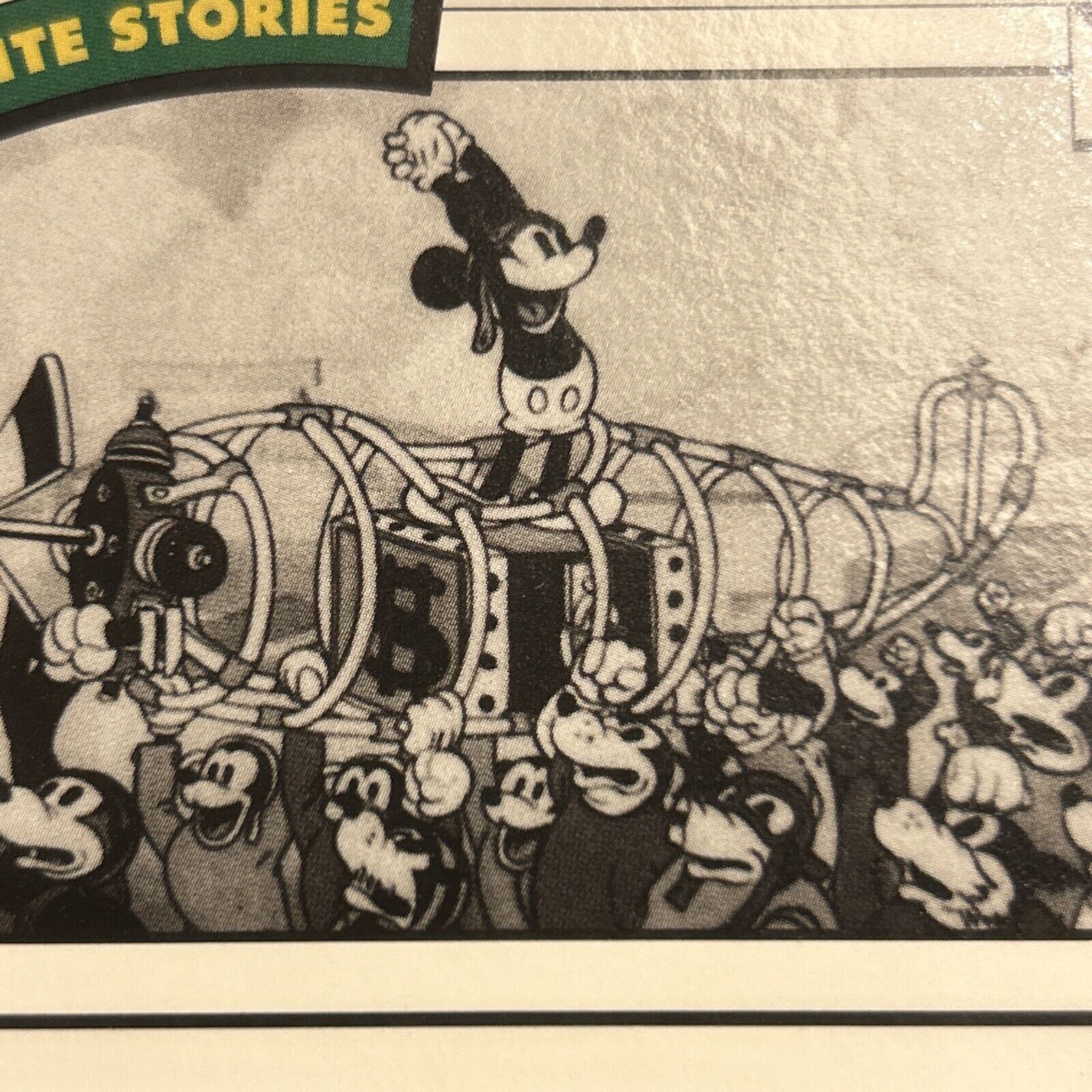 Jb3c Walt Disney Skybox Favorite Stories,, Header Card 1992 Title Mickey Mouse