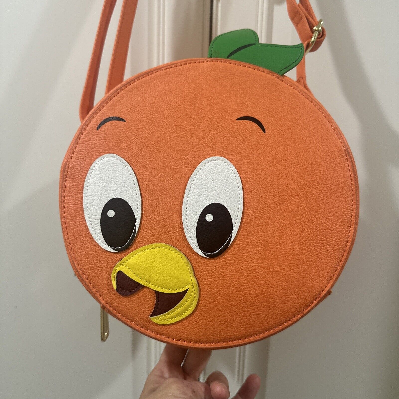 *NEW* Authentic Disney Parks Orange Bird Round Crossbody Purse Bag RARE