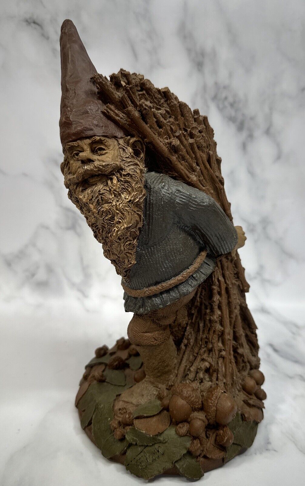 Tom Clark 1984 ERNEST, Gnomes Resin Statue #53 - Worker Gnome