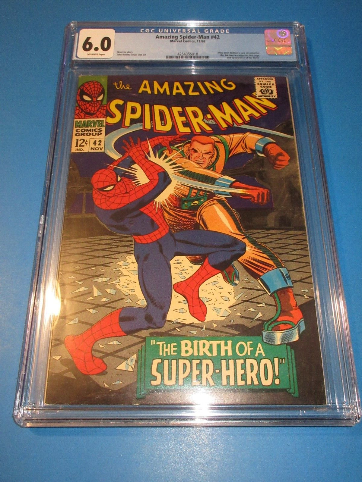 Amazing Spider-man #42 Silver age 1st Full Mary Jane Huge Key CGC 6.0 Fine Wow
