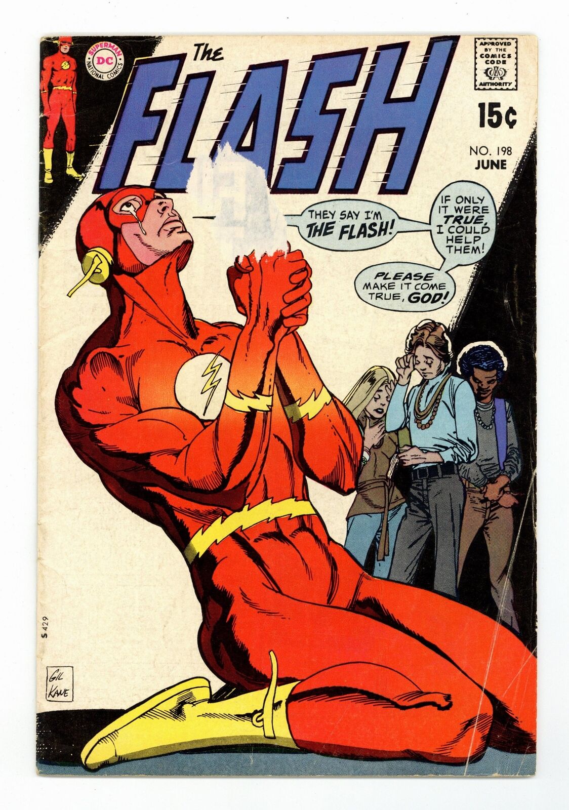 Flash #198 GD/VG 3.0 1970