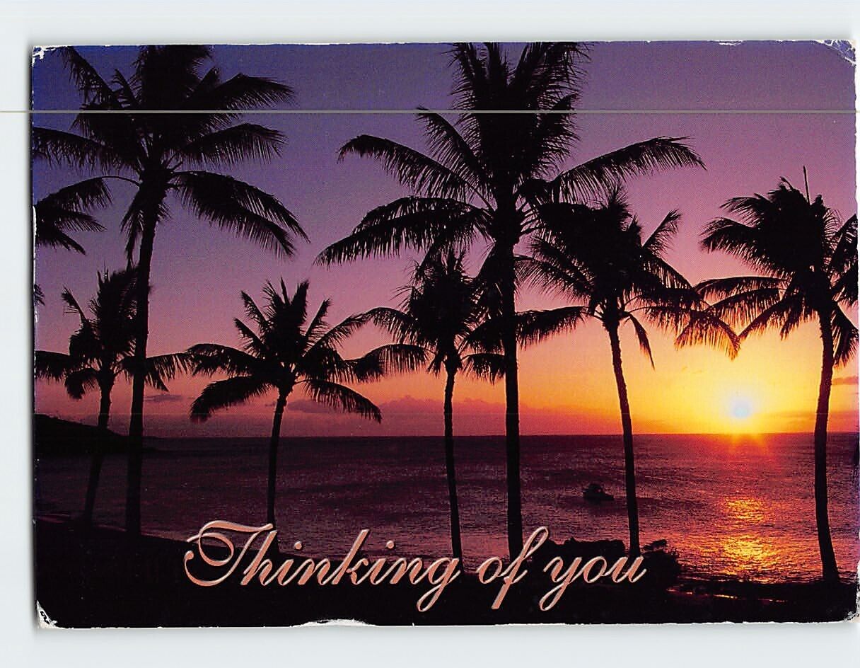 Postcard Thinking of you Memories Of Hawaii USA