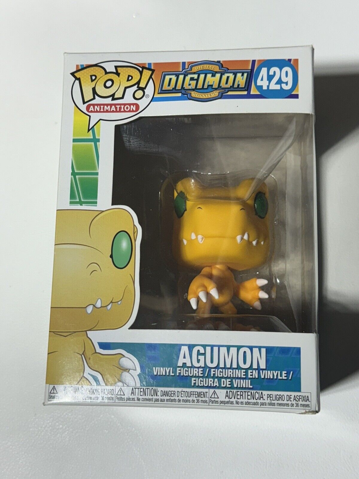 Funko Pop Vinyl: Digimon - Agumon #429 w/protector