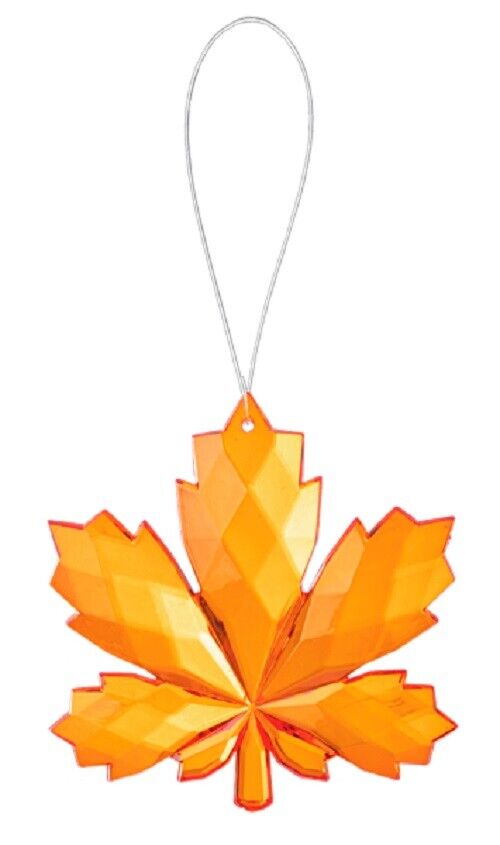 Ganz Crystal Expressions Fall Autumn Leaf Ornament Pick 1 Green Orange Red Brown