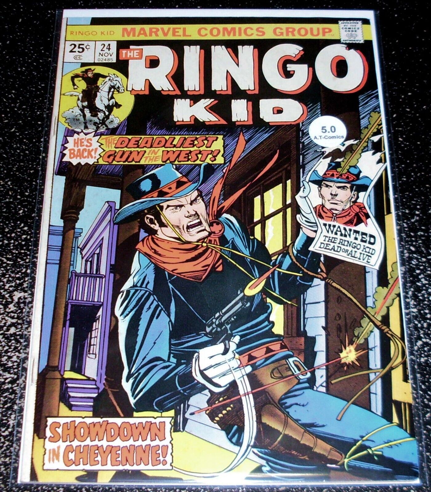 Ringo Kid 24 (5.0) 1st Print Marvel Comics 1975 - Flat Rate Shipping