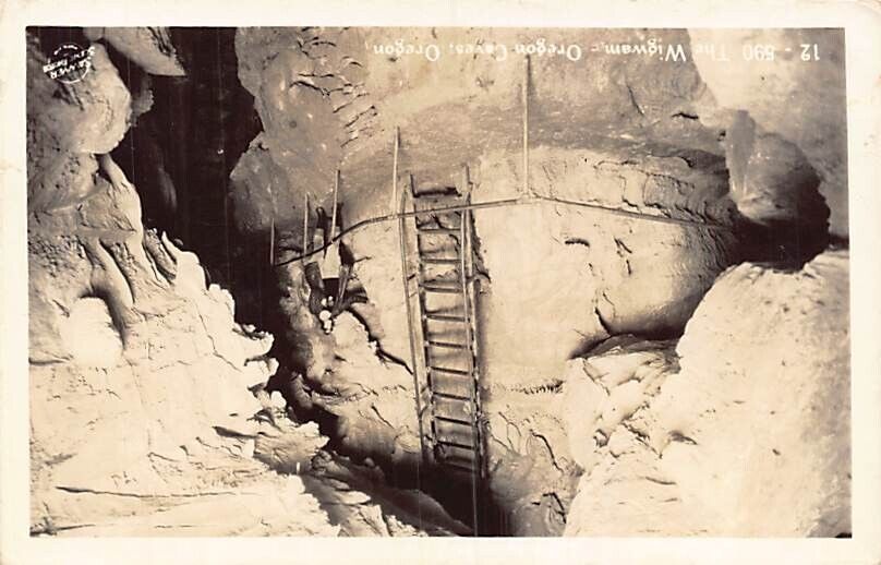 Postcard OR: RPPC Wigwam, Oregon Caves, Posted 1940, Vintage Photo