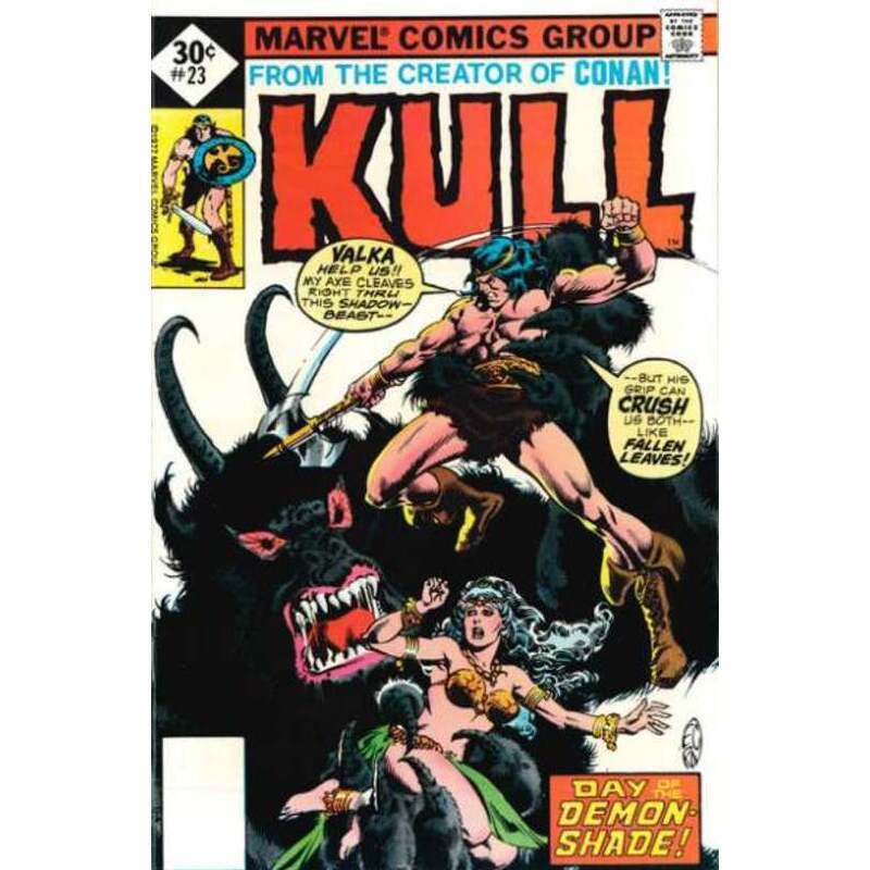 Kull the Conqueror (1971 series) #23 Whitman in F minus cond. Marvel comics [r|