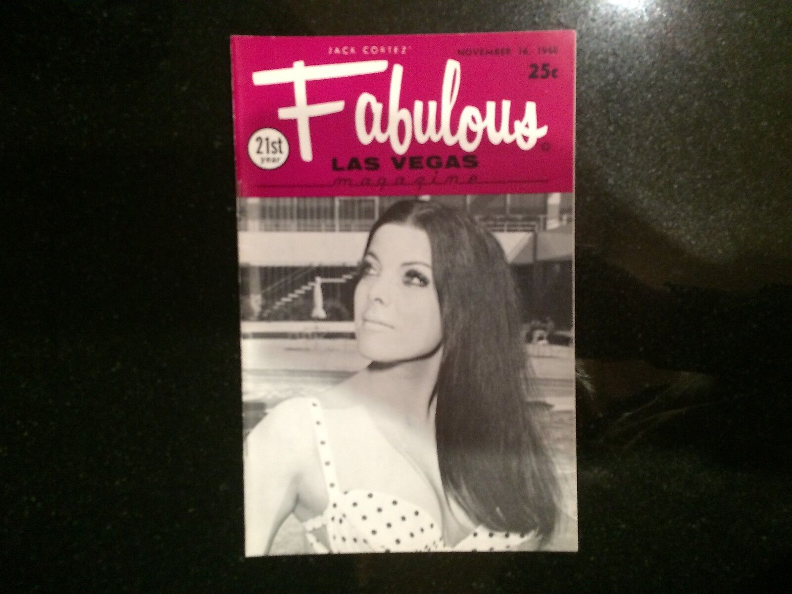 Fabulous Las Vegas Magazine Carol Lawrence Robert Goulet Mickey Hyman 11/16/1968