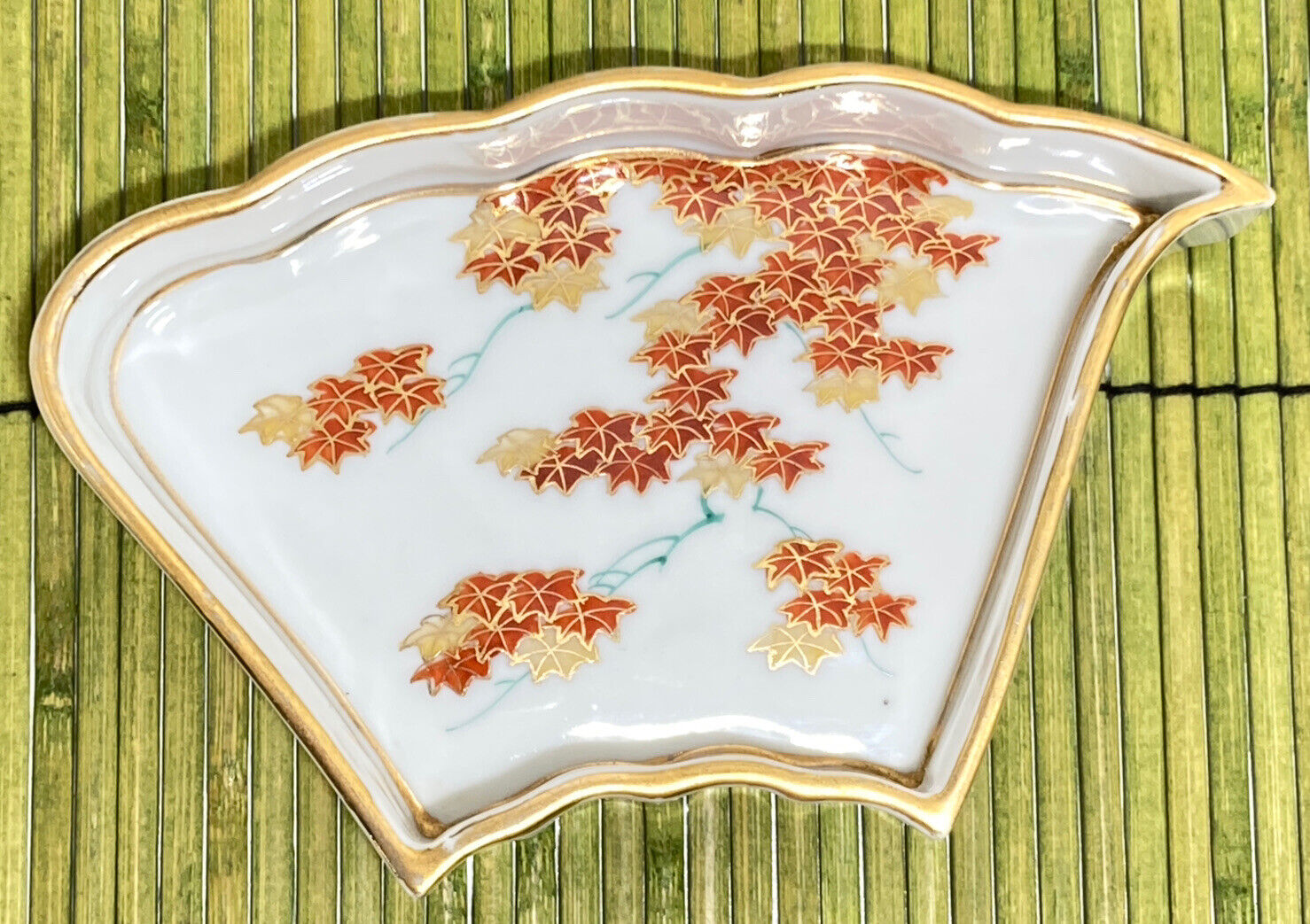 VTG Soko China Hand Painted Floral Maple Lazy Susan Serving Dish Replacement
