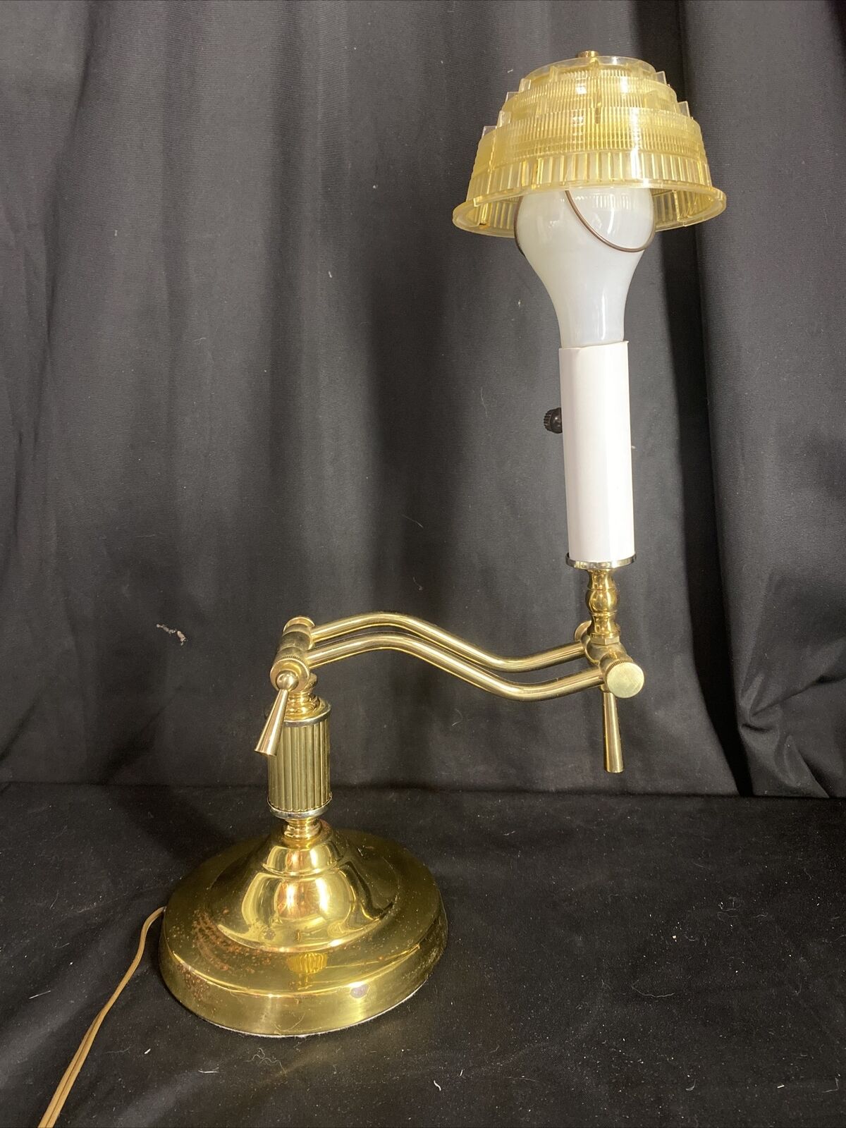 Brass Table Lamp Student Desk Lamp Piano Light Adjustable With Shade