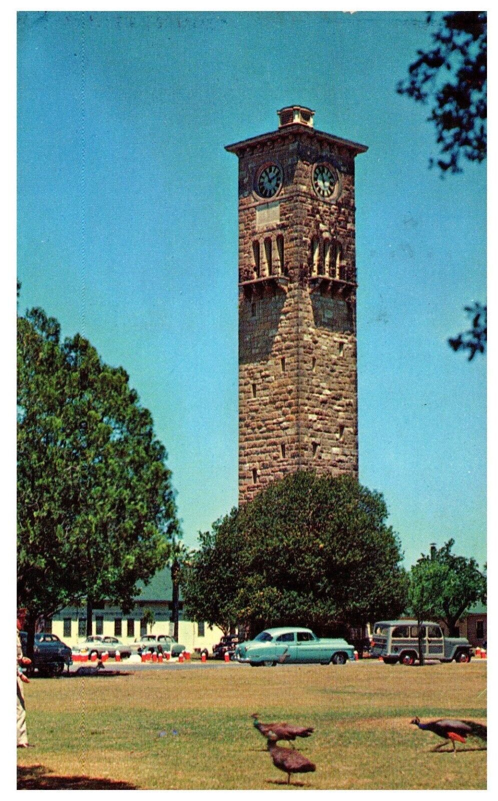 The Quadrangle Fort Sam Houston San Antonio Texas TX Chrome Postcard Posted 1958