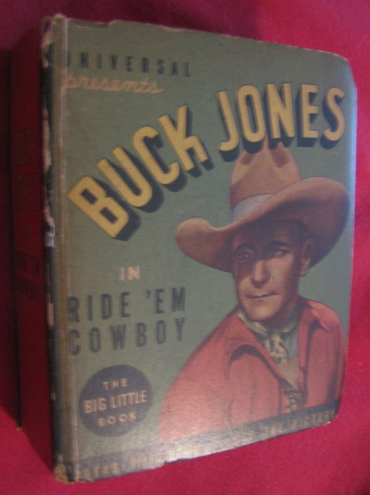 BLB #1116 Buck Jones in Ride ‘Em Cowboy, (‘35), Big Little Book, FN-VFN…
