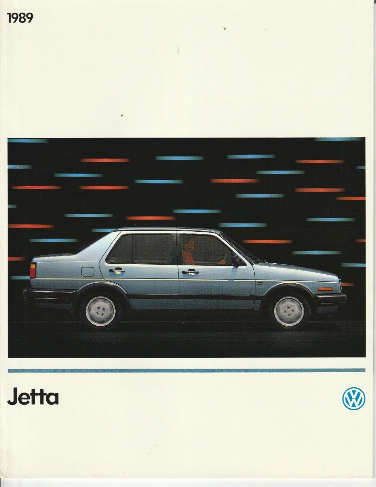 1989 VW Volkswagen Jetta Dealer Sales Brochure Original