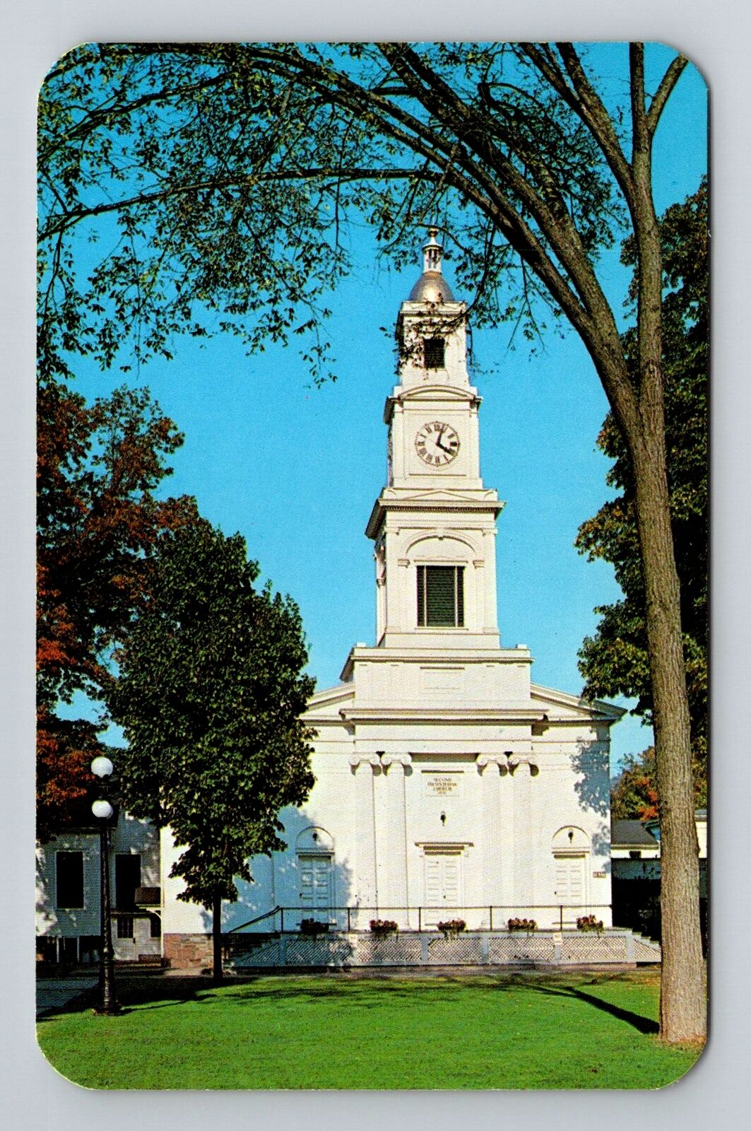 Delhi NY-New York, Second Presbyterian Church Vintage Souvenir Postcard