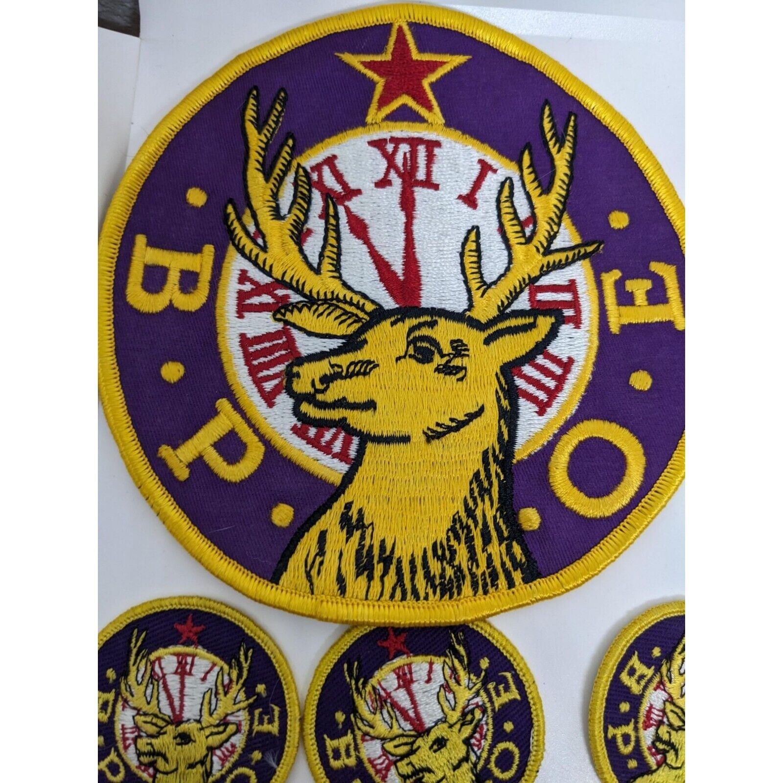 B.P.O.E. Elks Patches Lot of 2 big and 15 small