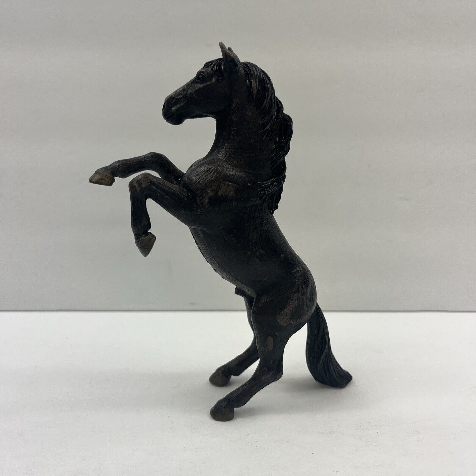 Schleich REARING BLACK MUSTANG STALLION 2006 Horse Animal Figure 13624