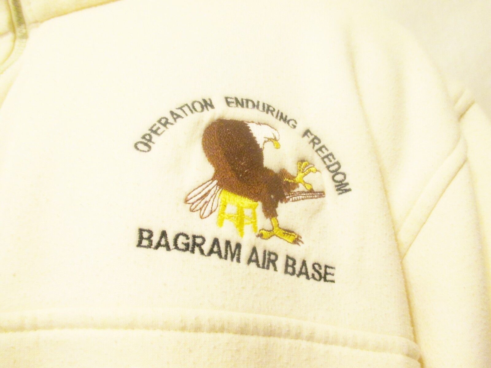 Operation Enduring Freedom Bagram Air Base Adult 1/4 Zip Sweater M/Medium