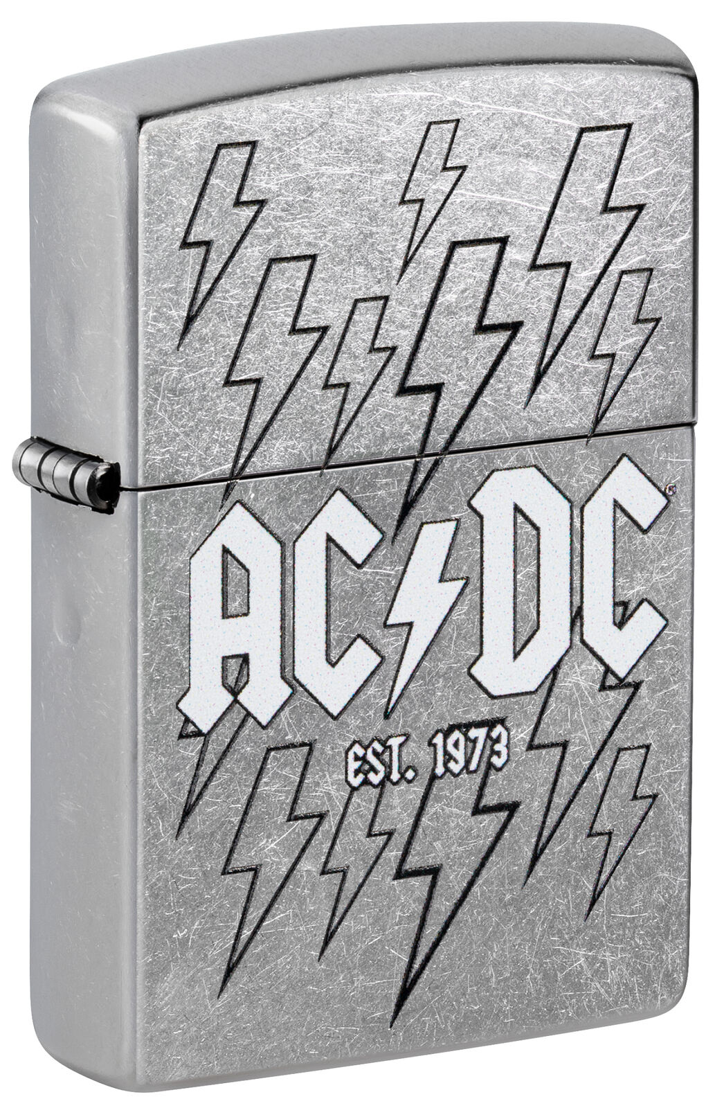 Zippo AC/DC Design Street Chrome Windproof Lighter, 48641