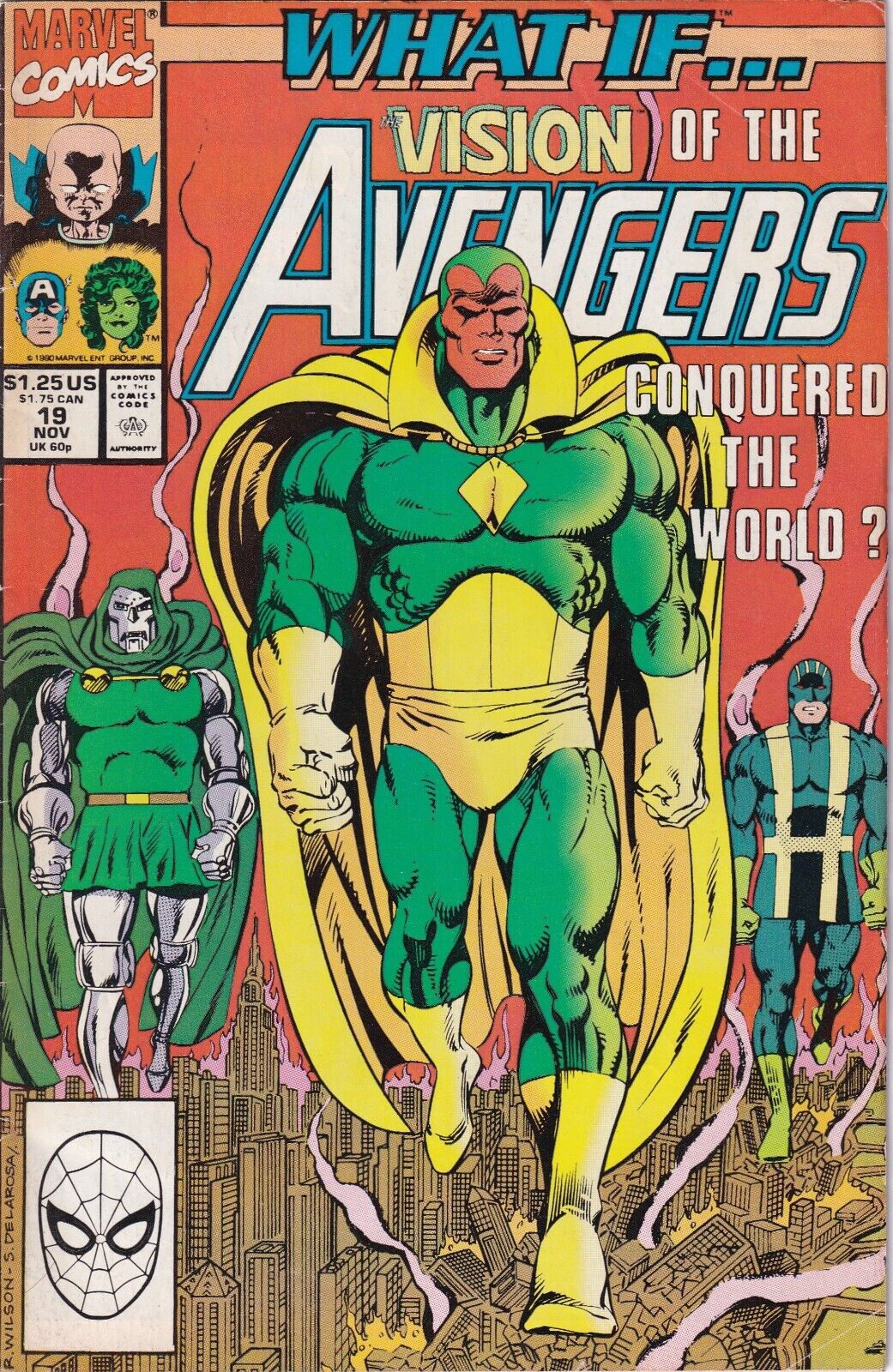 #19 What If... Vision of the Avengers Conquered the World? (Marvel Comics, 1990)