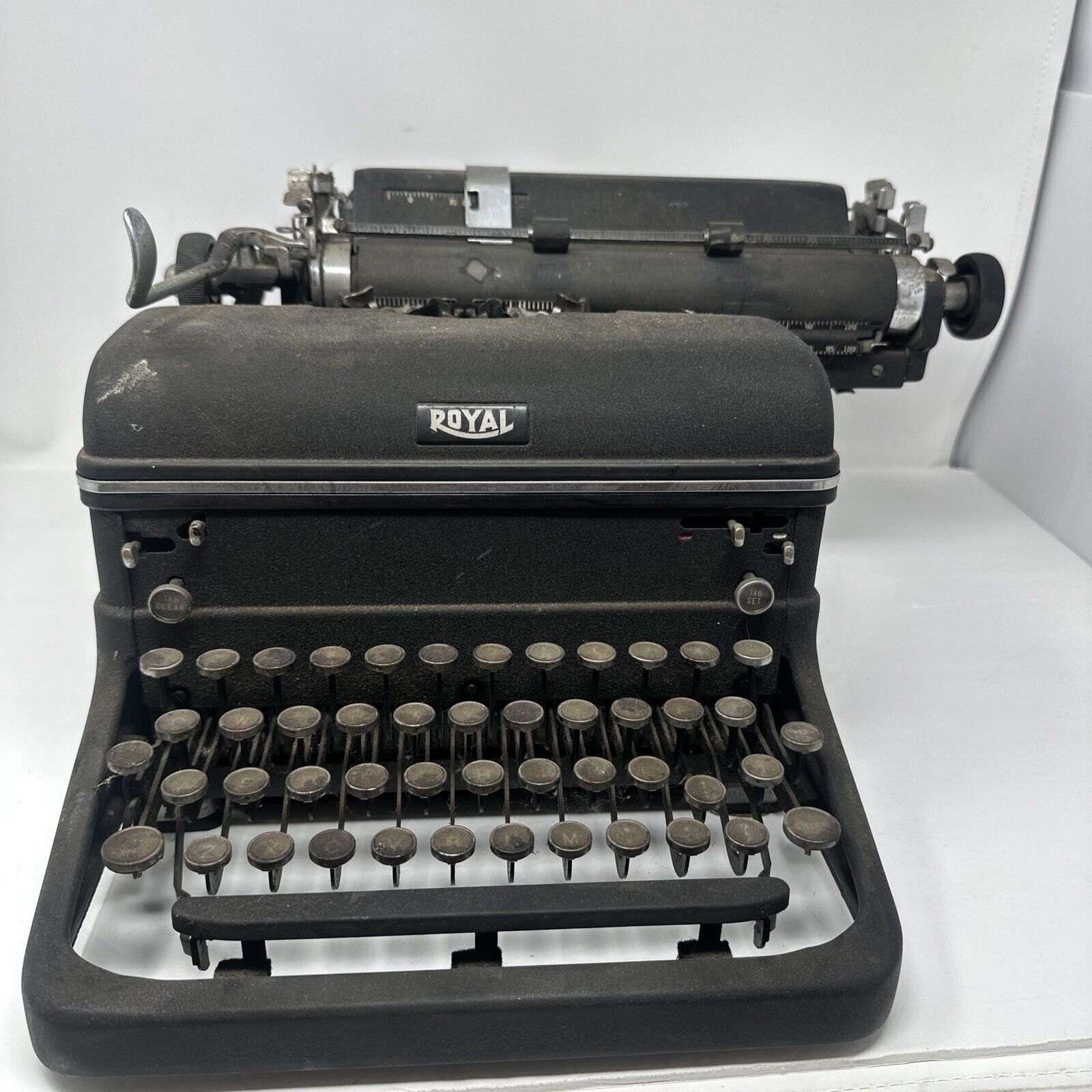 Vintage 1930's Royal Portable Typewriter - Black