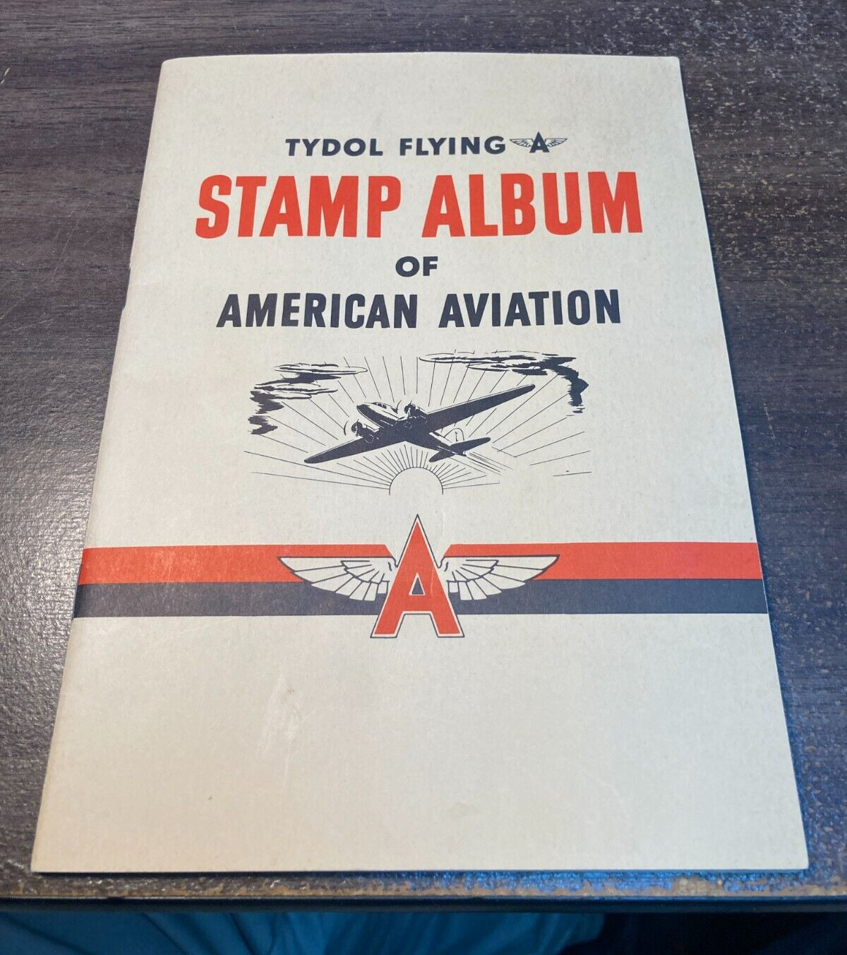 KAPPYSTAMPS TYDOL 1940 FLYING STAMP ALBUM OF AMERICAN AVIATION W/51 STAMPS A623