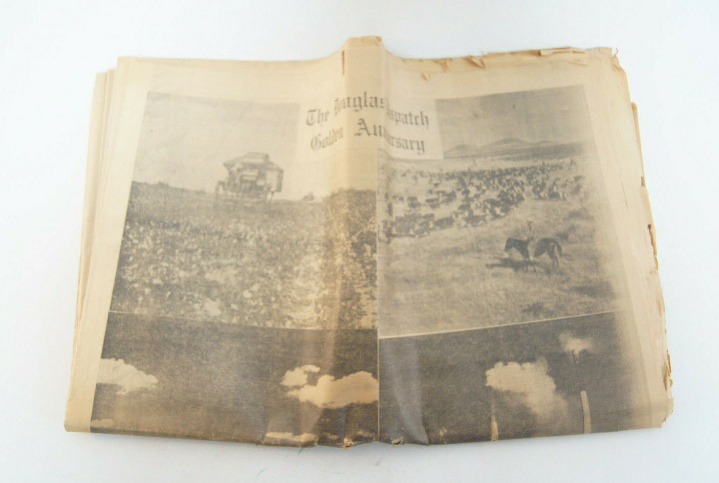 The Douglas Dispatch Golden Anniversary 1952 50th Year Newspaper Angry Miners