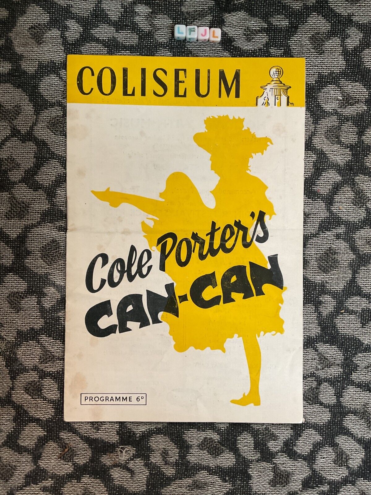 Cole Porters Can Can Coliseum Programme 1954
