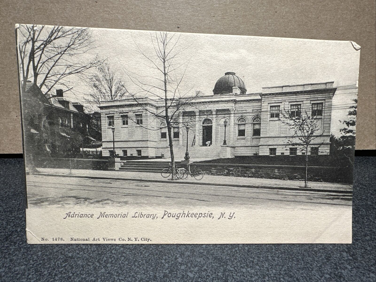 Adriance memorial library, Poughkeepsie, New York postcard