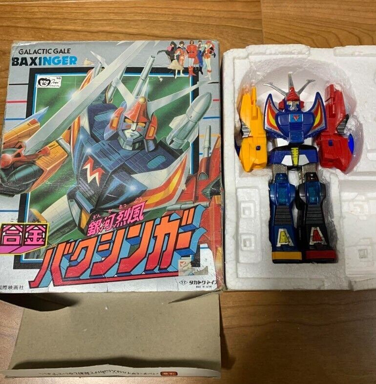 Takatoku Toys Baxinger Galactic Gale Transformer Robot Alloy W/Box F/S FEDEX