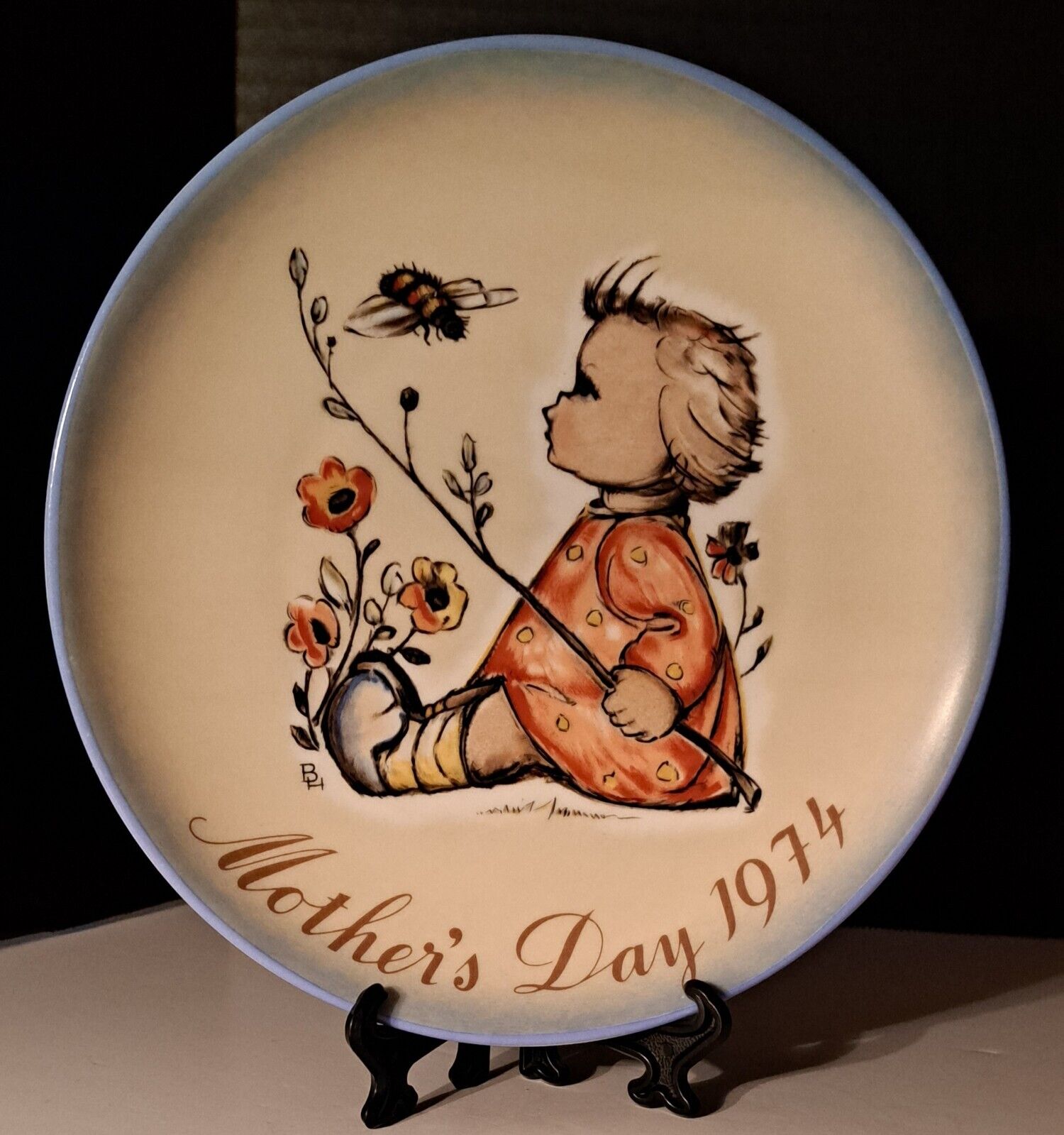 Schmid Brothers 1974 Mother\'s Day Collector Plate \