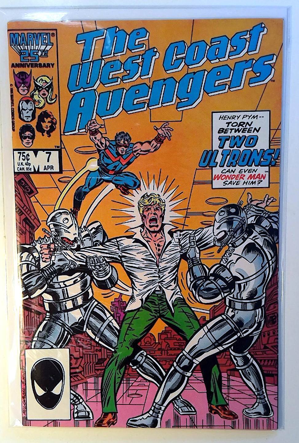 West Coast Avengers #7 Marvel Comics (1986) VF/NM 1st Print Comic Book