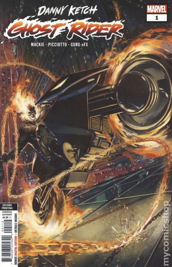 Danny Ketch: Ghost Rider 1F NM 2023 Stock Image