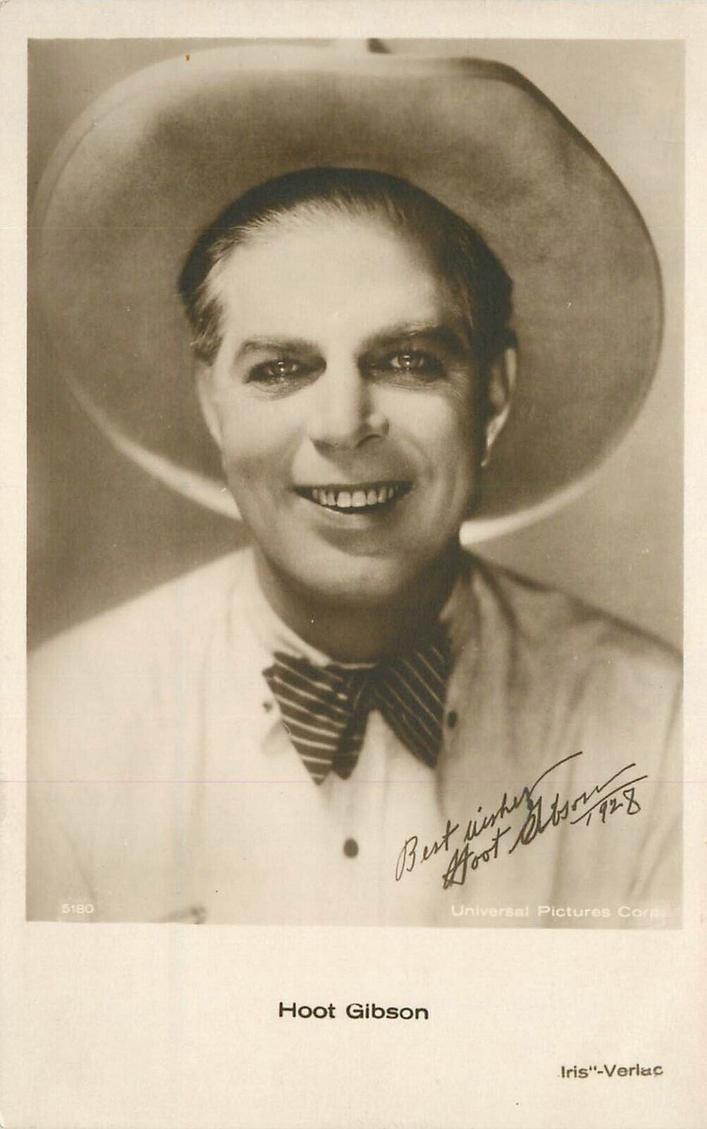 Postcard RPPC 1920s Silent Movie Star Cowboy Actor 23-1437