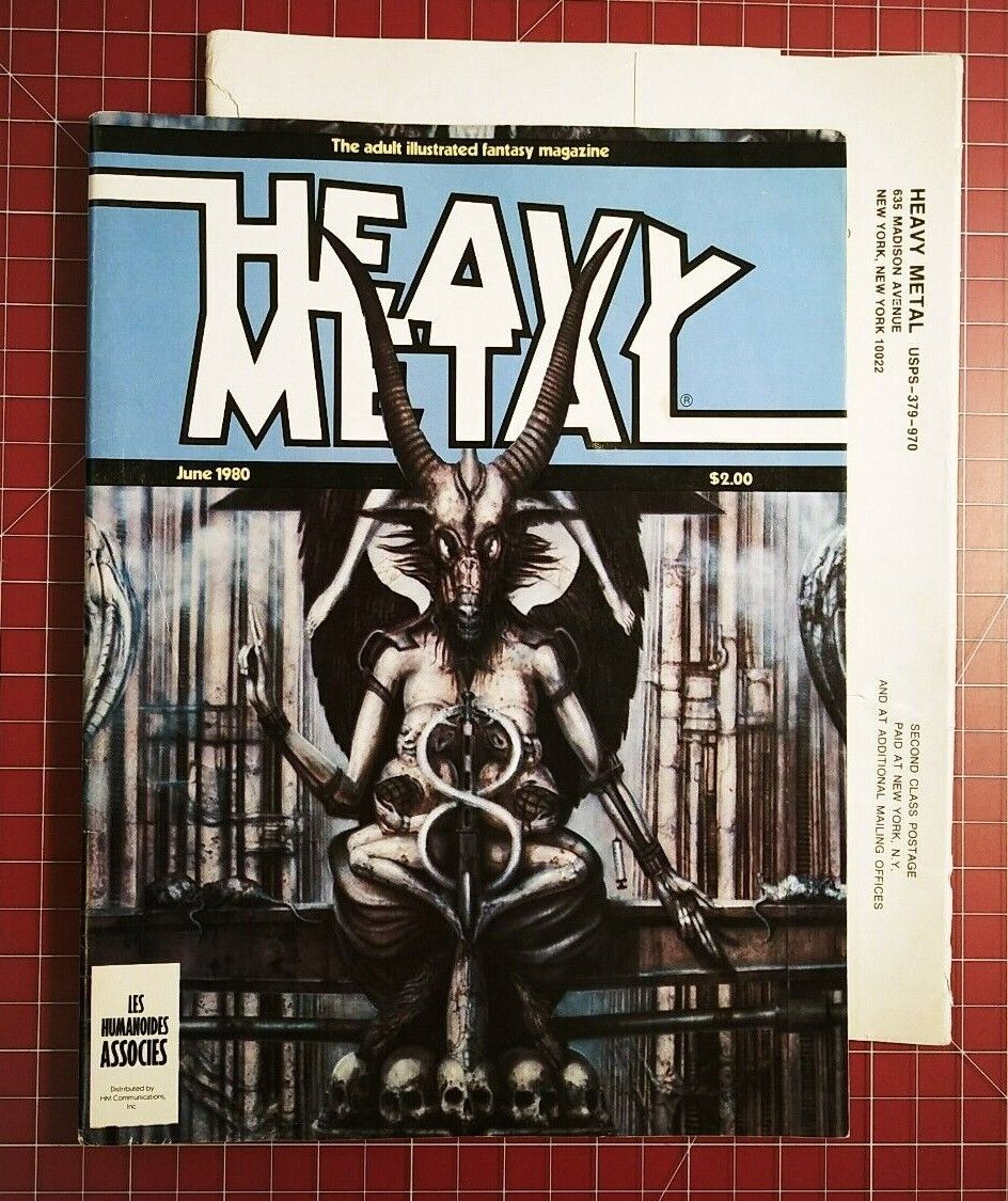 Heavy Metal - June 1980 - Adult Illustrated Fantasy Magazine - H. R. Giger
