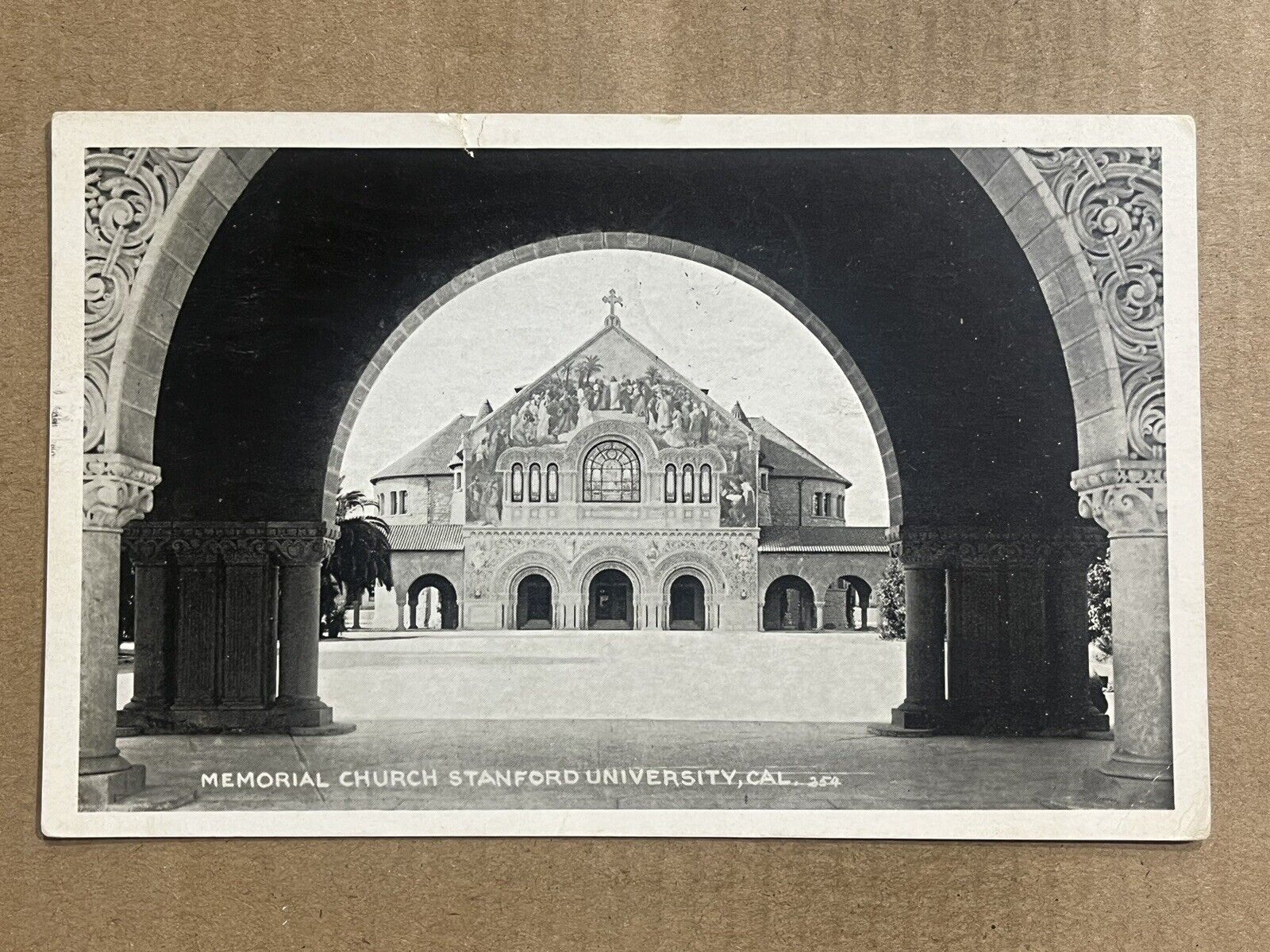 Postcard Palo Alto CA California Stanford Memorial Church Vintage PC