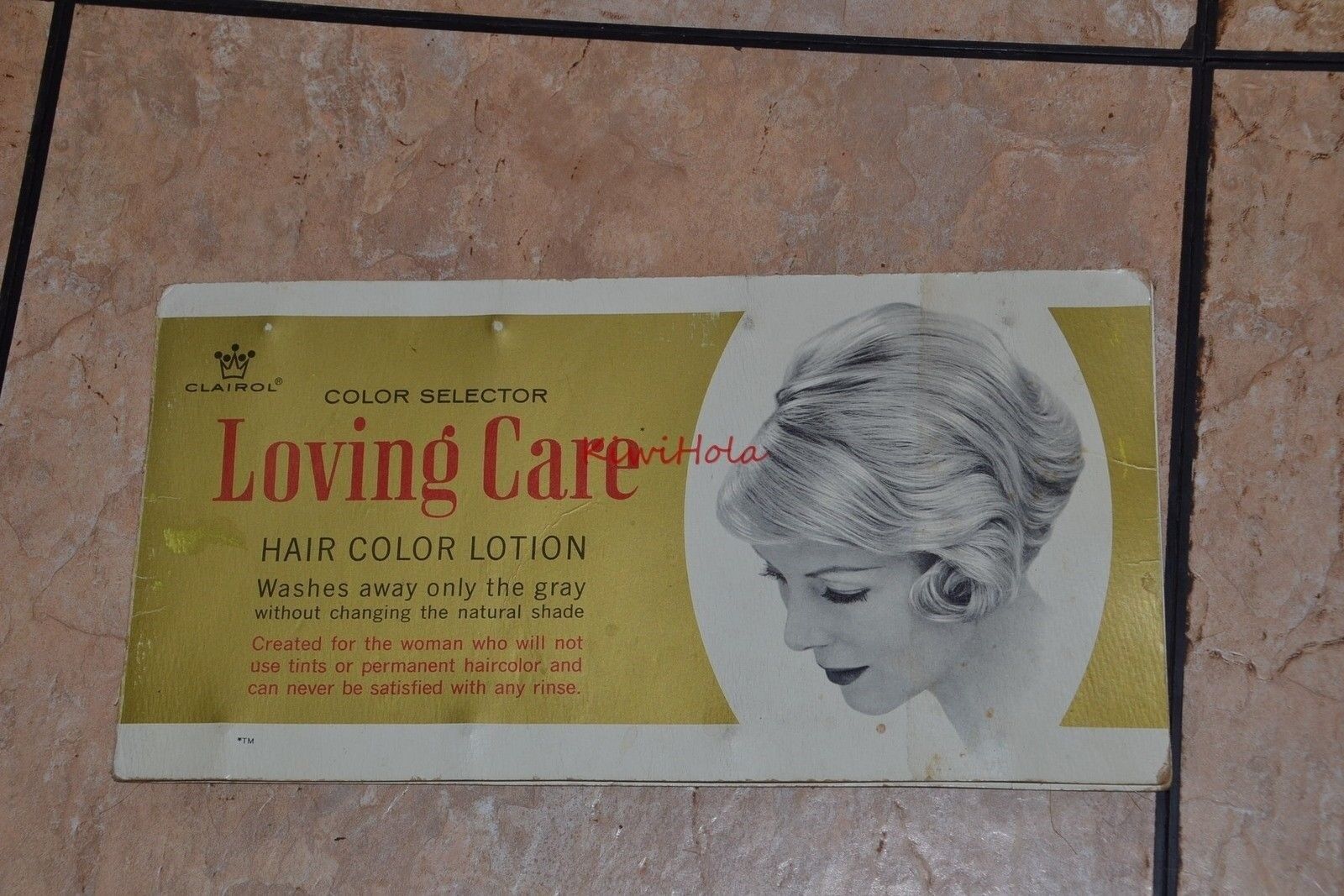 Vintage Hair Dye Beauty Clairol Sample Booklet 1960